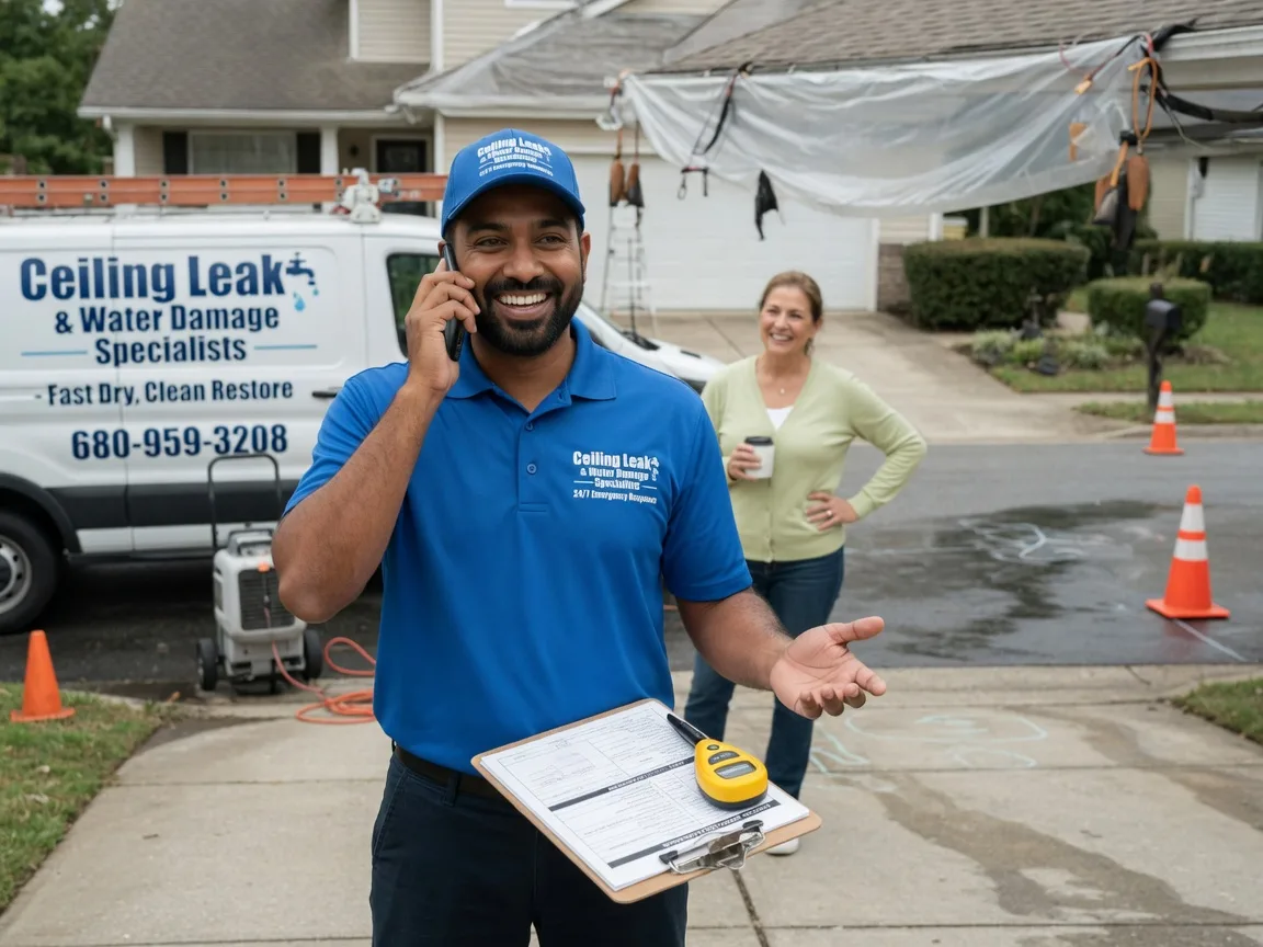 Ceiling Leak Cleanup Sugar Grove, PA FAQs